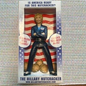 NEW in box HILLARY CLINTON Stainless Steel Thighs NUTCRACKER